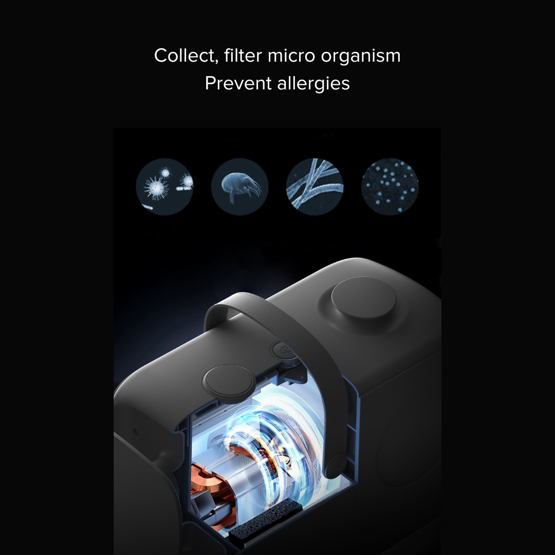 Airbot P2 Pembersih Vakum dandanan Haiwan Peliharaan Trimmer Groomer DeShedder Clipper Mudah Alih