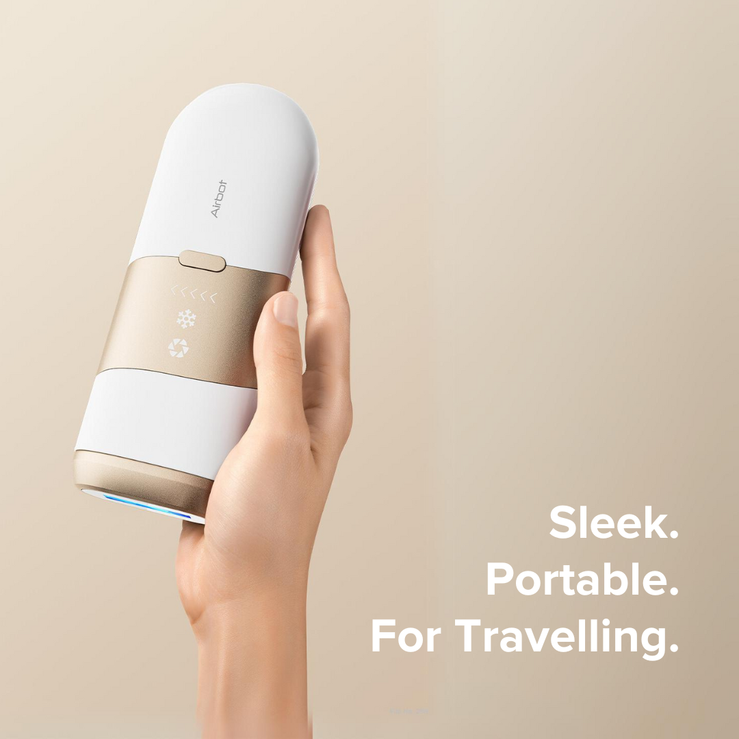 Airbot Aria Opal IPL Hair Remover Champagne Gold