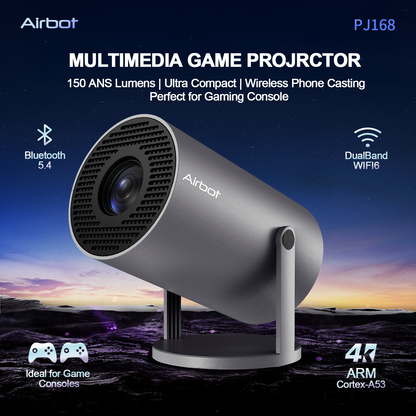 Airbot PJ168 Wireless Mini Projector