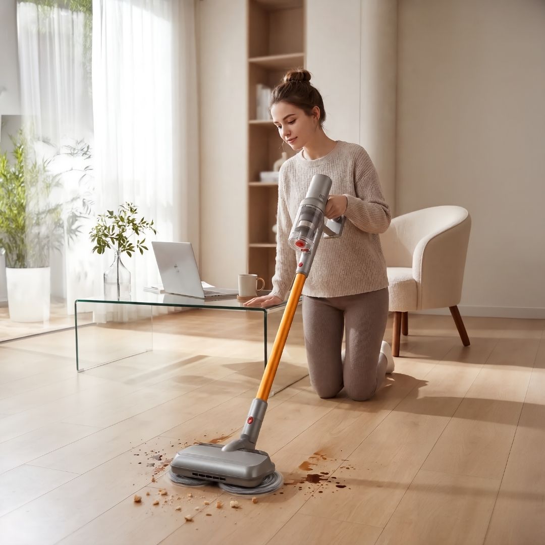 Airbot Hypersonics Max Detect | Water Tank + Spinning Mop | Pets Fur Deep Cleaning | 40000Pa