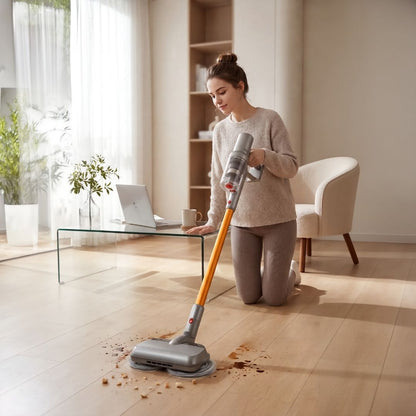 Airbot Hypersonics Max Detect | Water Tank + Spinning Mop | Pets Fur Deep Cleaning | 40000Pa