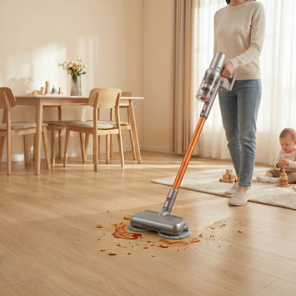 Airbot Hypersonics Max Detect | Water Tank + Spinning Mop | Pets Fur Deep Cleaning | 40000Pa