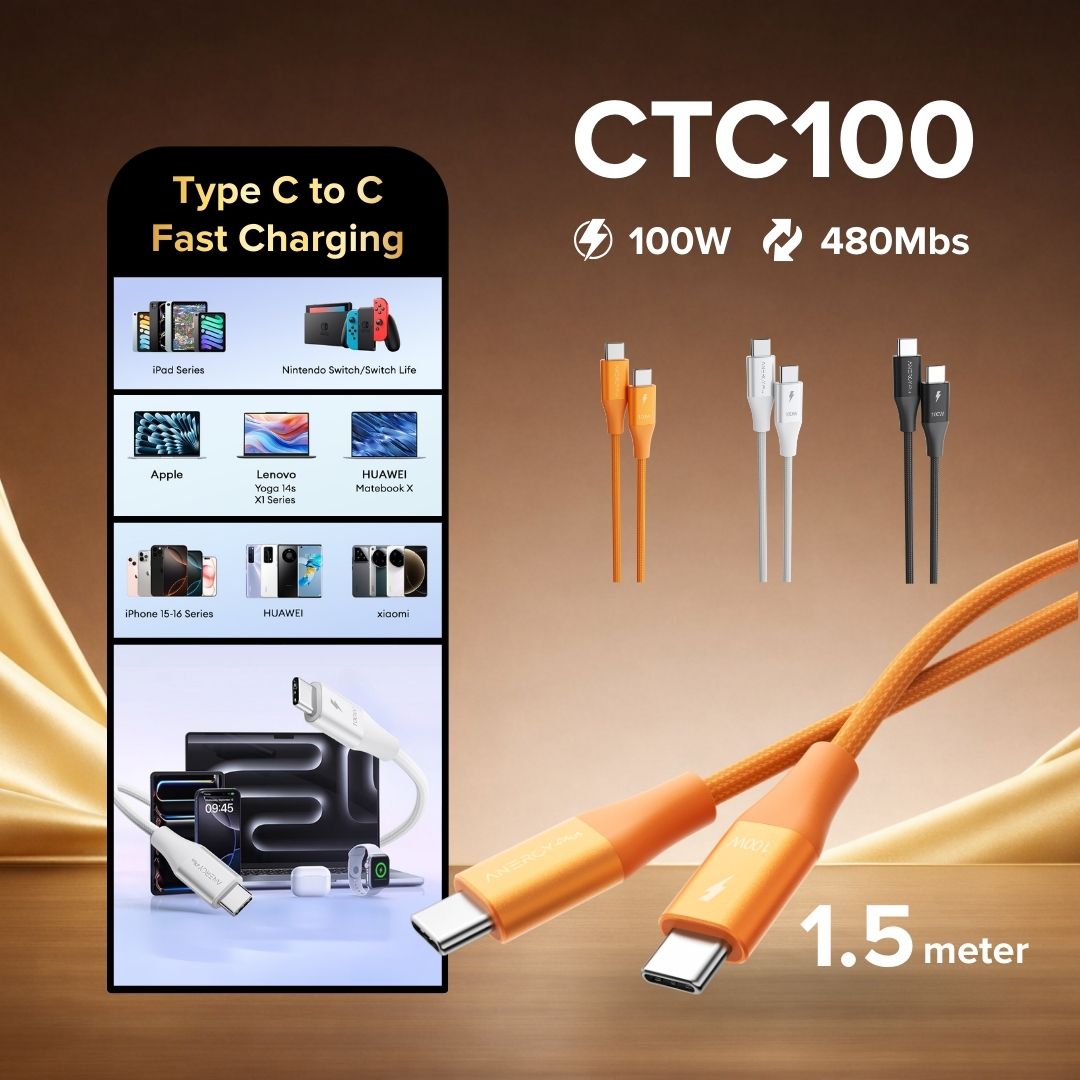 Airbot Anergy CTC100 Fast Charging Cable