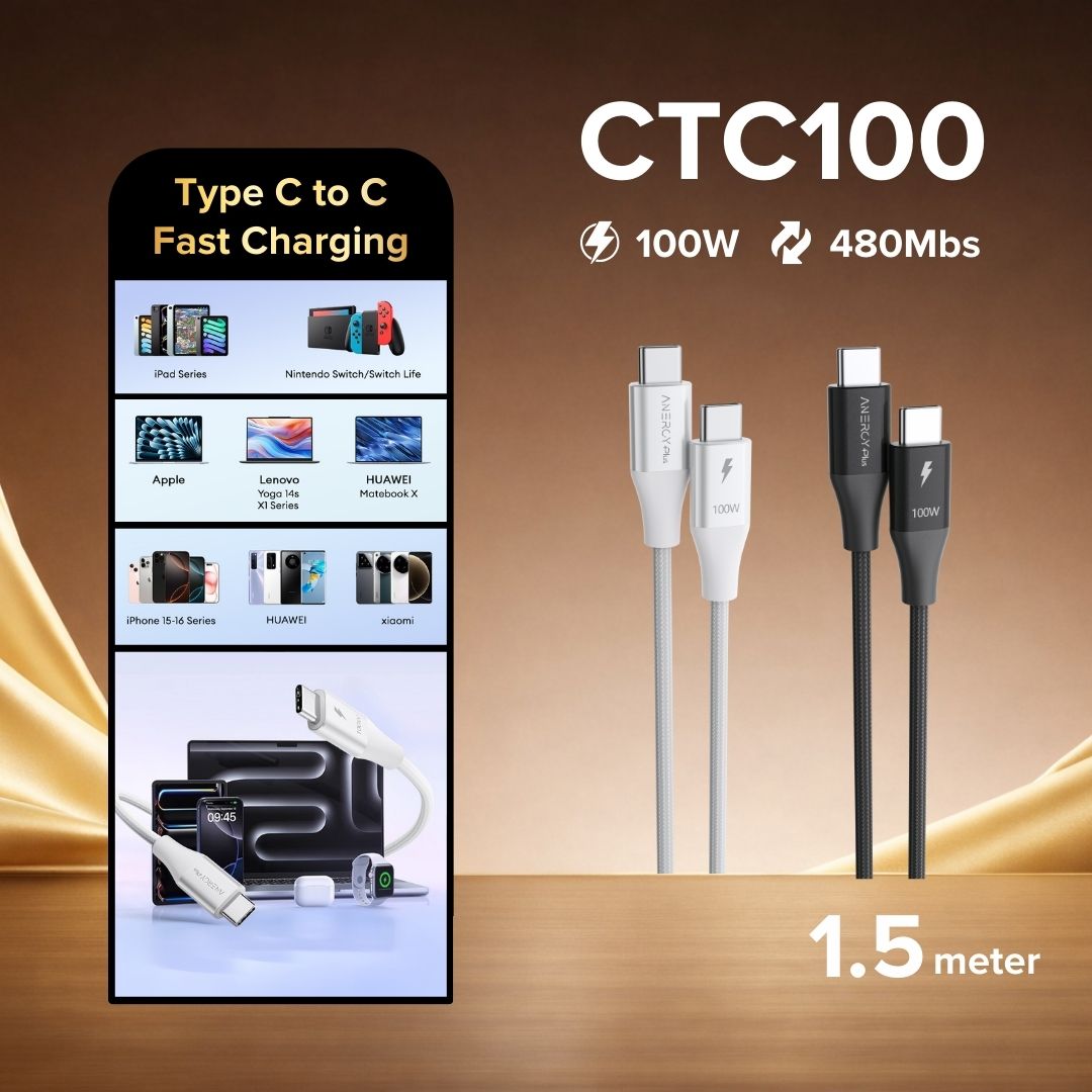 Airbot Anergy CTC100 Fast Charging Cable
