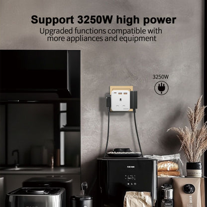 Airbot Air 3B-PD Extension Socket 3250W 3 Outlets Socket Multi Power Adaptor with USB + Type-C PD