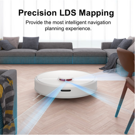 Dreame Robotic Vacuum Cleaner - White D9