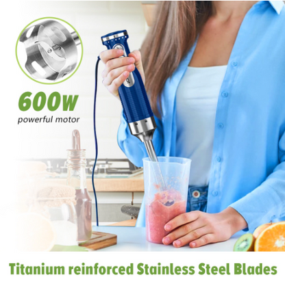 Airbot HB100 4 Dalam 1 Pengisar Tangan Elektrik Pengisar Kayu Pengadun Pemproses Makanan Bayi Chopper