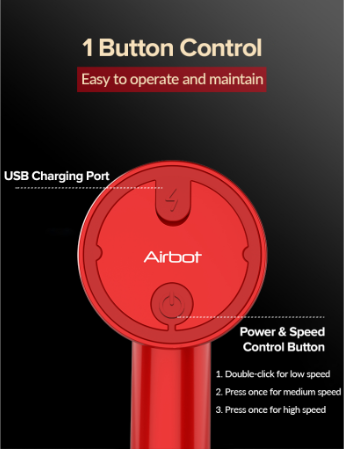 Airbot KHM100 Garlic Blender Mini Food Chopper EasyCooking Series PS250 (Cordless) Small food grinder, grinder, blender