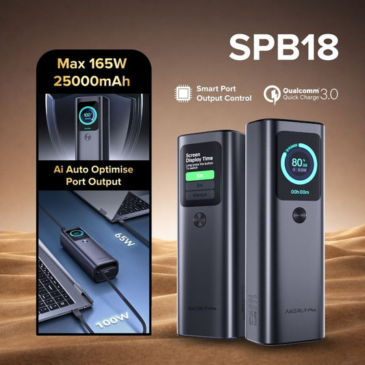 [ Pre-order ] Airbot Anergy Super Charging Powerbank SPB18 | 25000mAh | 165W