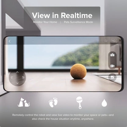 Airbot X40 Ultra | 17000Pa | Hair Cutting Station | AI Adaptive Map | Real Time Camera | Pets Surveillance