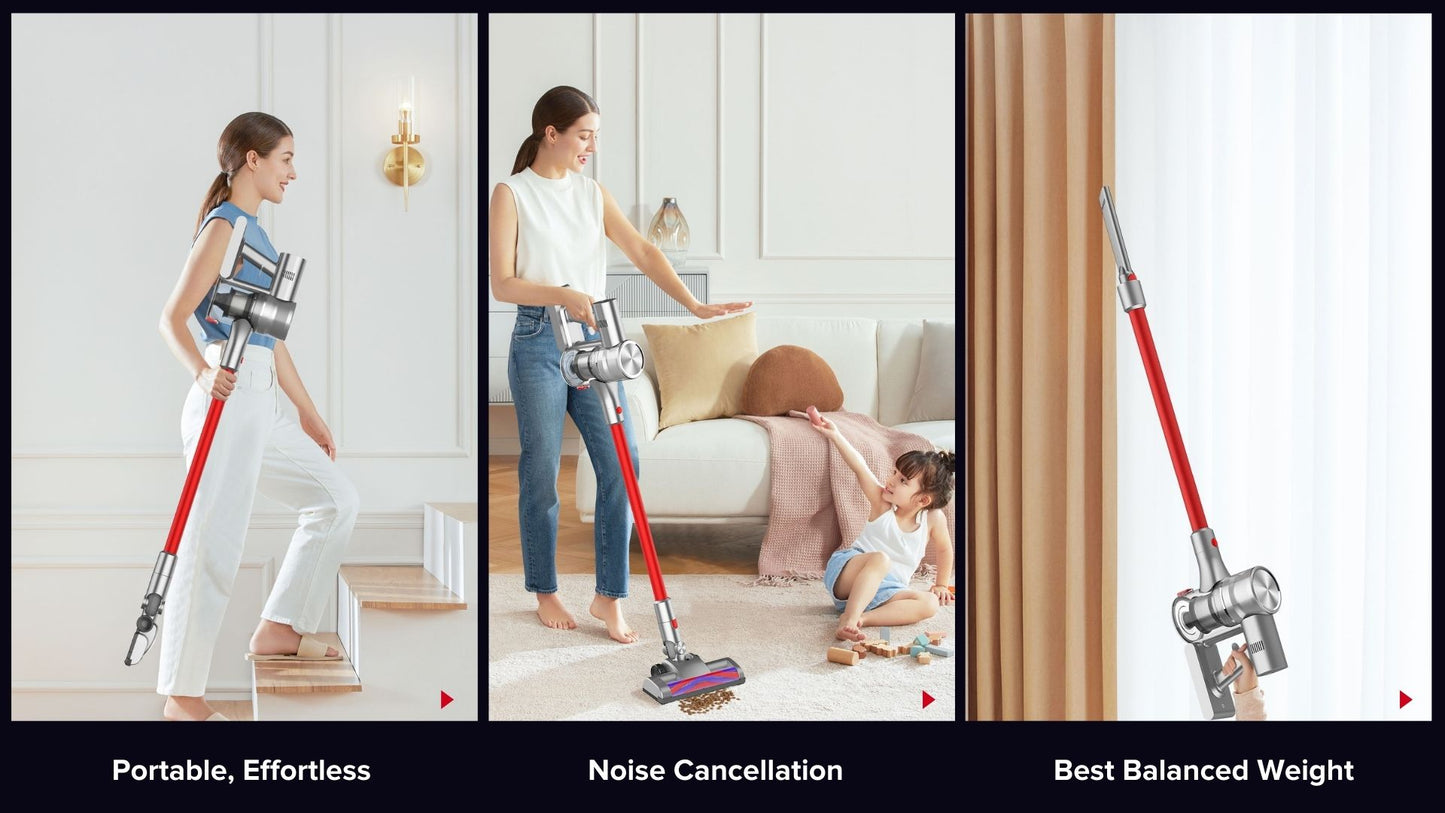 [PRE ORDER]Airbot Aura 19000Pa, Cordless Vacuum Cleaner Handheld Stick Portable Vacuum Dust Mite Dust Sensing Magnetic