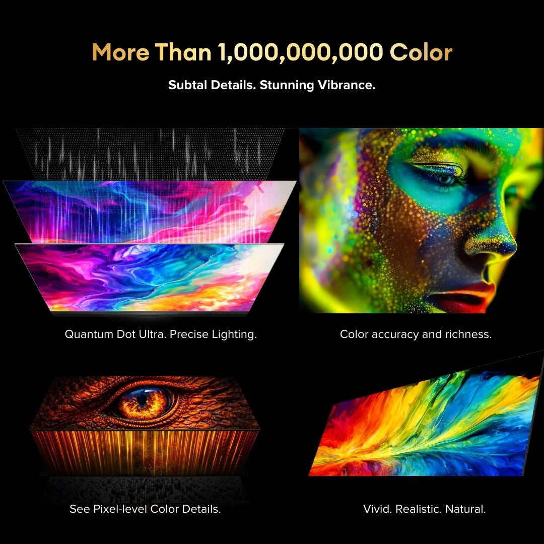 Airbot Quantum Dot LED AI Google TV | 4K UHD | Q65 Ultra