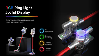 Airbot Aura 19000Pa, Pembersih Vakum Tanpa Kord Tongkat Pegang Tangan Mudah Alih Habuk Habuk Vakum Penderiaan Habuk Magnet