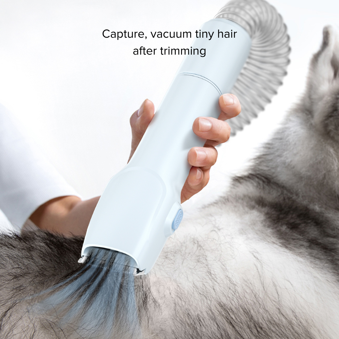 Airbot P2 Pembersih Vakum dandanan Haiwan Peliharaan Trimmer Groomer DeShedder Clipper Mudah Alih