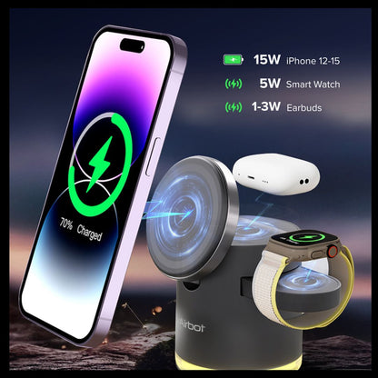 [ Pre-order ] Airbot Anergy Fast Wireless Charging Hub CS16