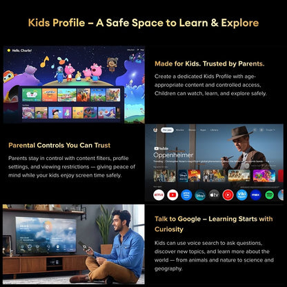 Airbot Quantum Dot Mini LED | AI Google TV | 4K UHD | M55 Ultra