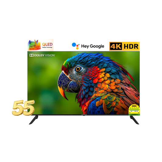 Airbot Quantum Dot LED AI Google TV | 4K UHD | Q55 Ultra
