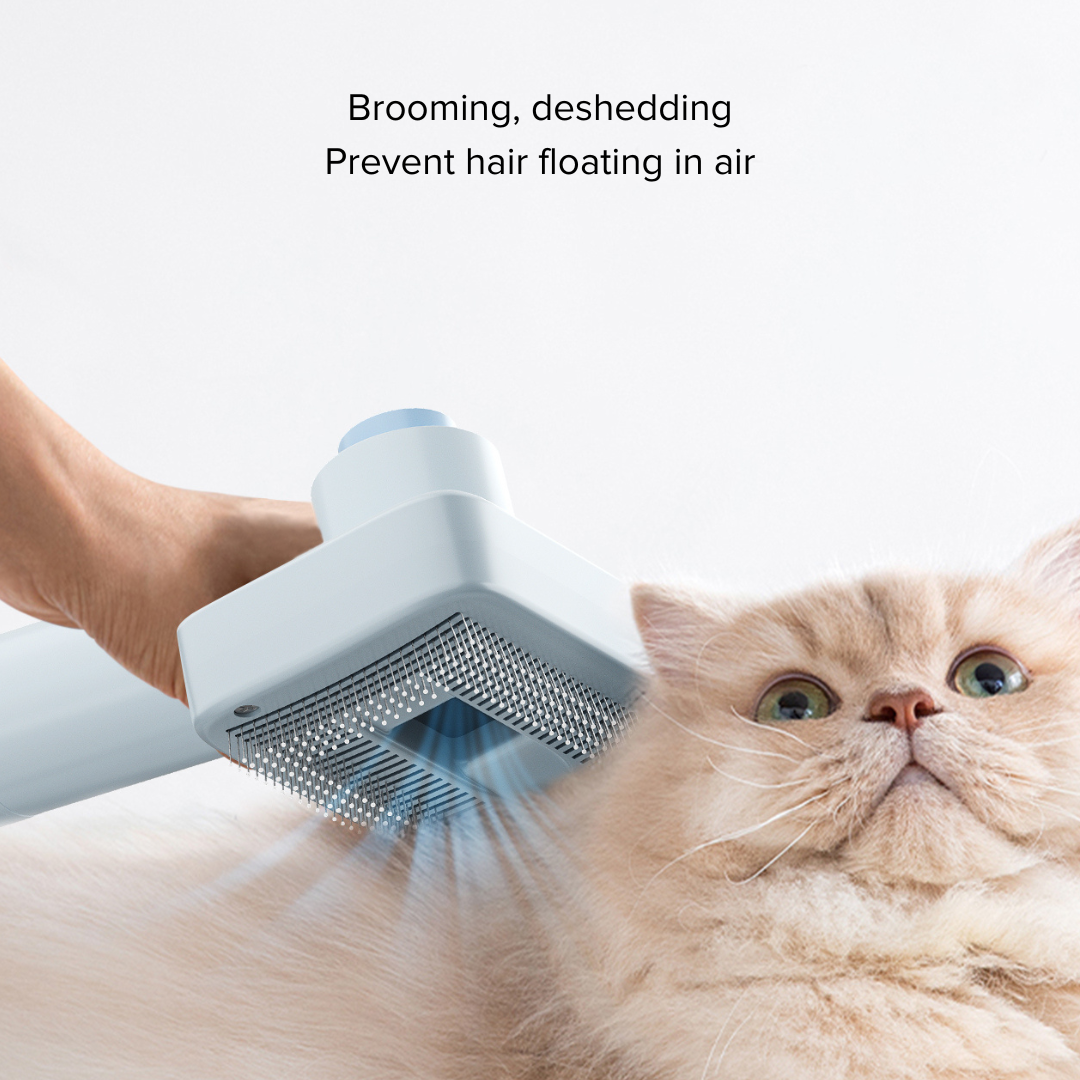 Airbot P2 Pembersih Vakum dandanan Haiwan Peliharaan Trimmer Groomer DeShedder Clipper Mudah Alih