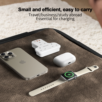 Airbot Air 3C-PD Multi Extension Socket 3250W 3 Way Socket Multi Power Adaptor with USB + Type-C PD