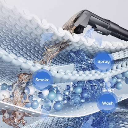 Airbot iClean Omni X 一体式干湿两用吸尘器，适用于地板、地毯、沙发、窗帘和窗户