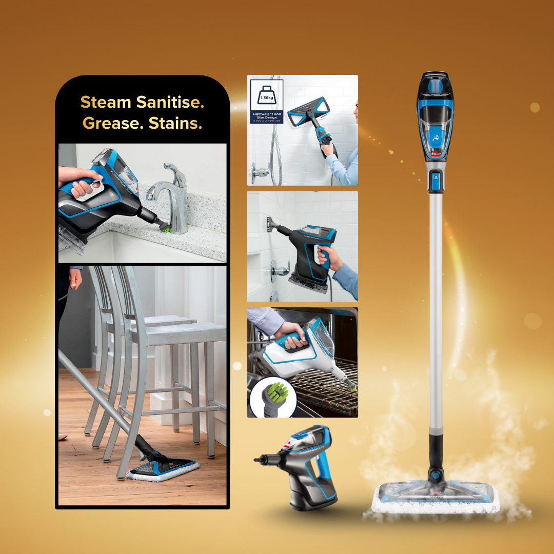 Bissell PowerFresh Slim 3-In-1 Steam Mop – Airbot Malaysia Official Store