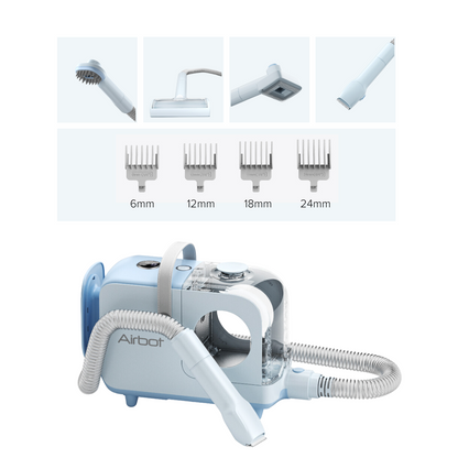 Airbot P2 Pembersih Vakum dandanan Haiwan Peliharaan Trimmer Groomer DeShedder Clipper Mudah Alih