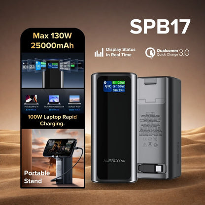 [ Pre-order ] Airbot Anergy Super Charging Powerbank SPB17 | 25000mAh | 130W