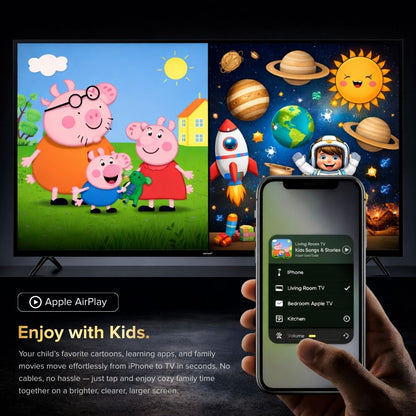 Airbot Quantum Dot Mini LED | AI Google TV | 4K UHD | M55 Ultra