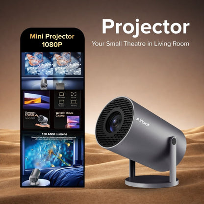 Airbot PJ168 Wireless Mini Projector