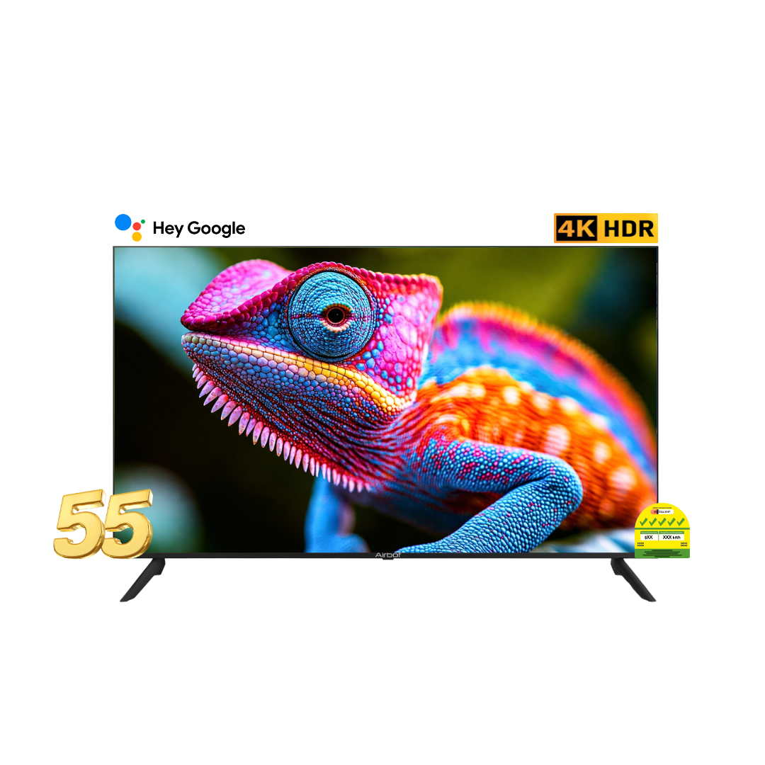 Airbot Quantum Dot LED AI Google TV | 4K UHD | Q55 Ultra