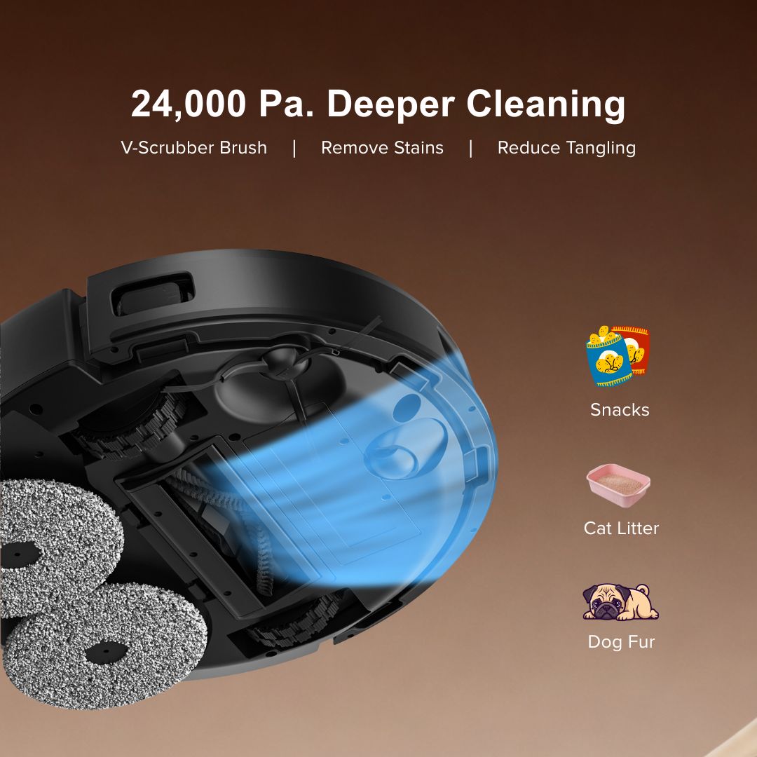 Airbot X50 | Mop Lifting | Mop Extension | Hot Drying | Deep Carpet Cleaning