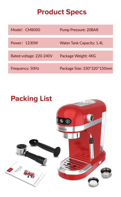 Mesin Kopi Airbot Espresso CM8000