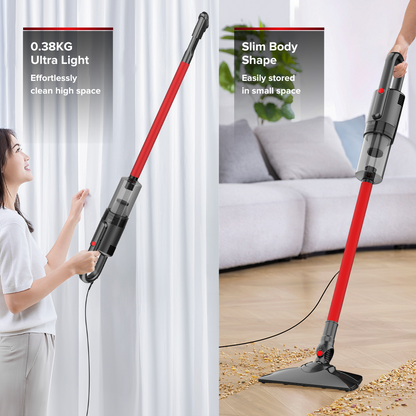 Airbot DX200 Ultra Thin Slim Wet & Dry Mop Vacuum with Water Tank Mopping Cloth Handheld Stick Vacuum Cleaner