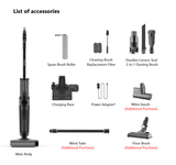 Airbot iClean MAX , Wet Dry Vacuum Cleaner Cordless Handheld Vacuum Mop HEPA Filter