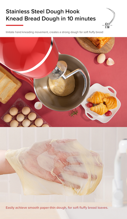 Airbot Norvia Kitchen Stand Mixer Powerful Motor Stainless Steel (5L/1300W) KSM100