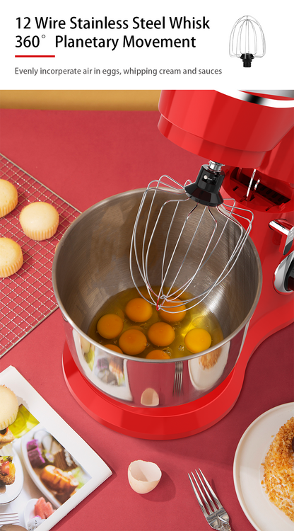 Airbot Norvia Kitchen Stand Mixer Powerful Motor Stainless Steel (5L/1300W) KSM100