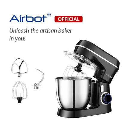 Airbot Norvia Kitchen Stand Mixer Powerful Motor Stainless Steel (5L/1300W) KSM100