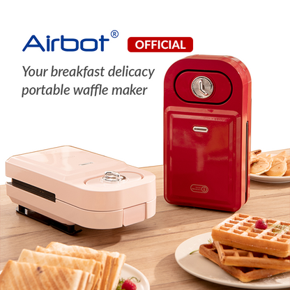 Airbot Mini Waffle Maker Donut & Sandwich Multi function Cooker Pot Non-Stick Bread Maker Electric Grill Oven WM101