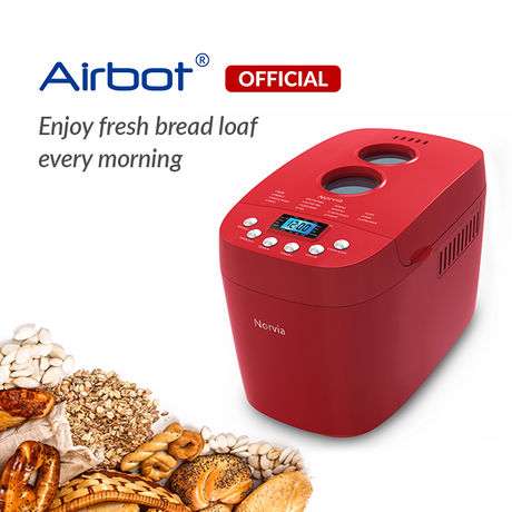 Airbot Norvia Bread Maker XL 3.8LB Dual Blade Breakfast Machine BM3800