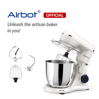 Airbot Norvia Kitchen Stand Mixer Powerful Motor Stainless Steel (5L/1300W) KSM100